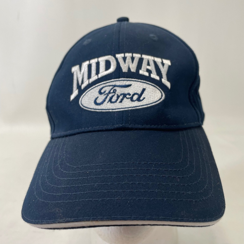 Ford Midway‎ SVT Hurricane WV Navy Blue Cotton Adjustable Baseball Cap Hat